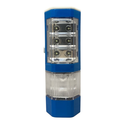 2803 - Set of Two Blue 5" LED Flashlight |7-14|