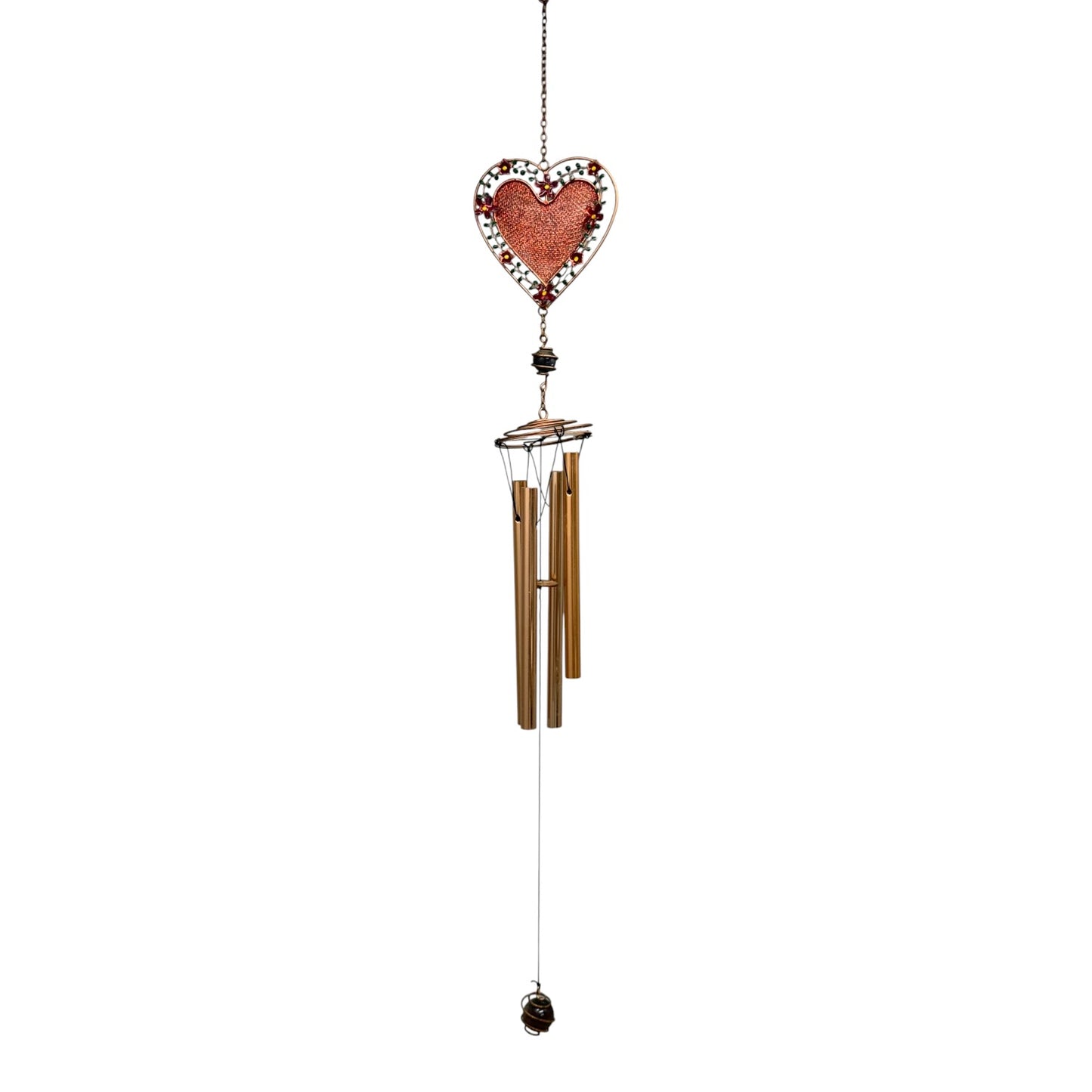 2945 - 24" Heart Copper Windchime - |G-7|