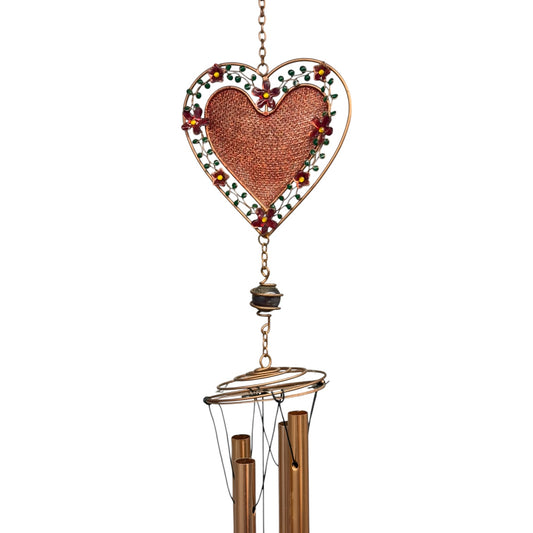 2945 - 24" Heart Copper Windchime - |G-7|