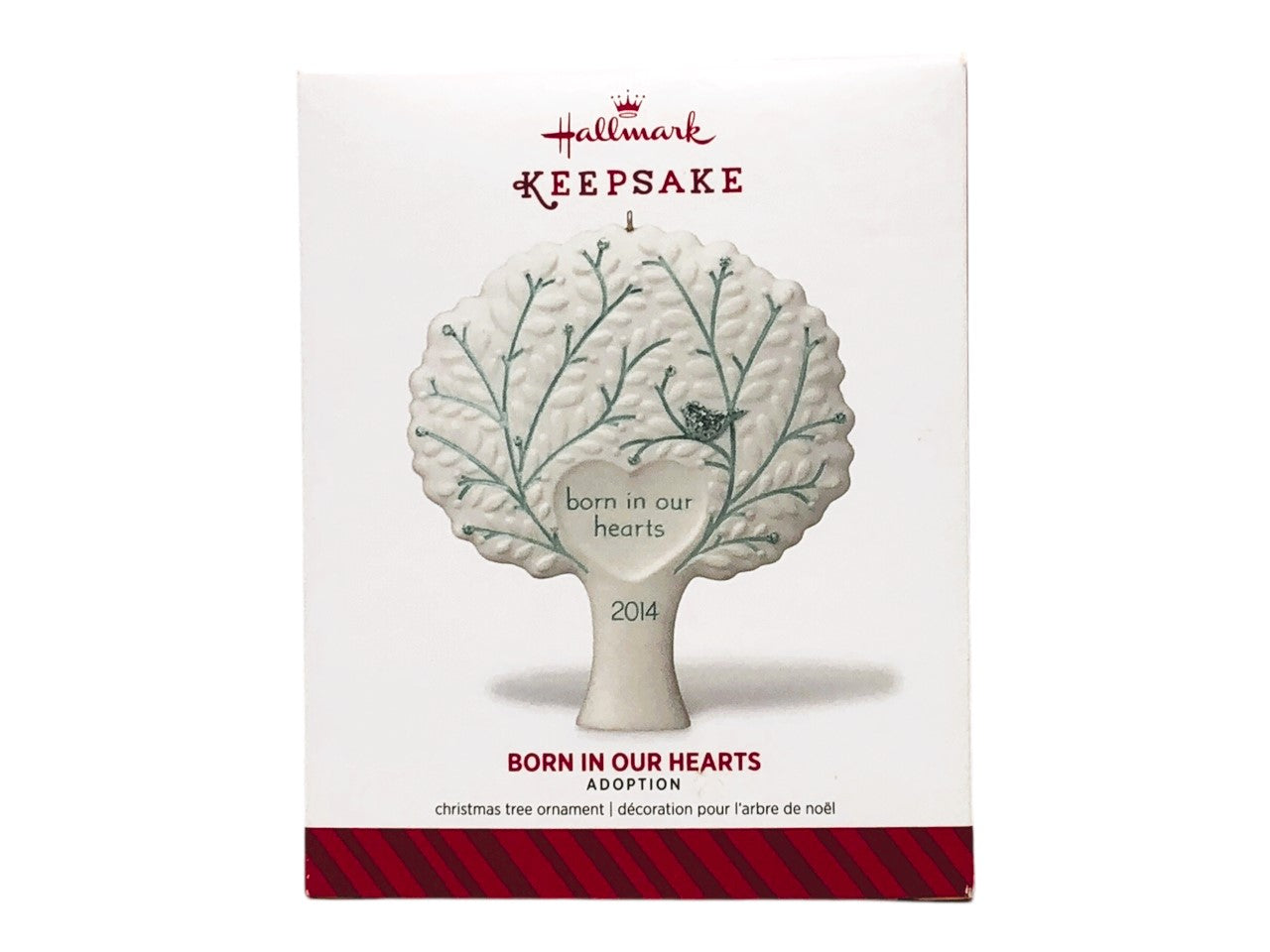 3098 - Set of 3 Hallmark Keepsake New Home Ornaments with Born In Our Hearts Design |Pod 1-66|