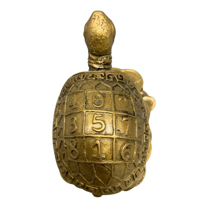 3391 - 4" Gold Turtle - Numbers Coins |Z-71|