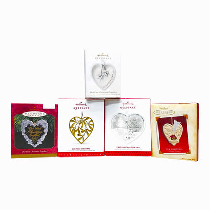 3568 - Set of 5 Hallmark Keepsake Our 1st Christmas Ornaments |Pod 1-66|