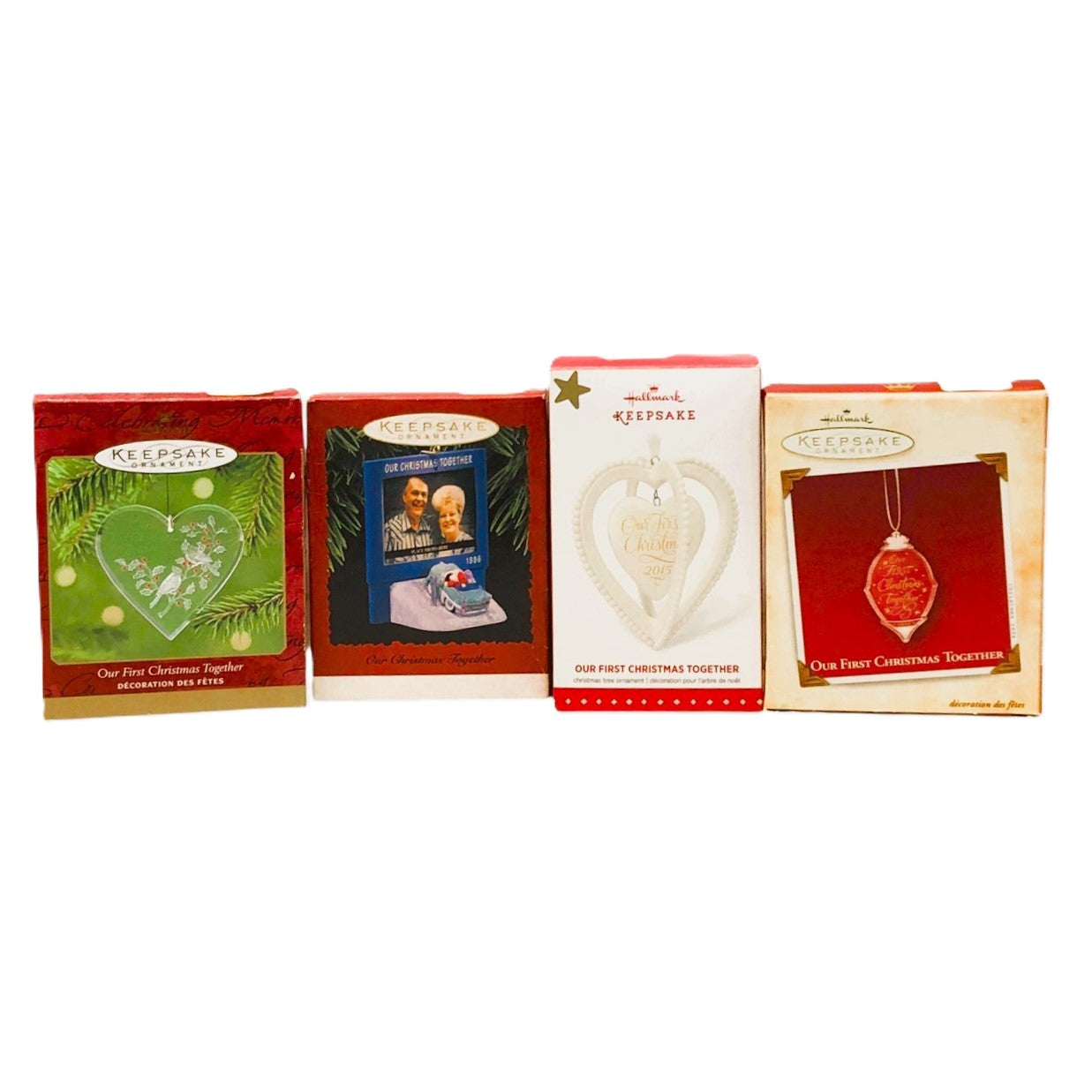 3693 - Set Of 4 Hallmark Keepsake Christmas Together Is Just Better Ornaments  |Pod 1-70|