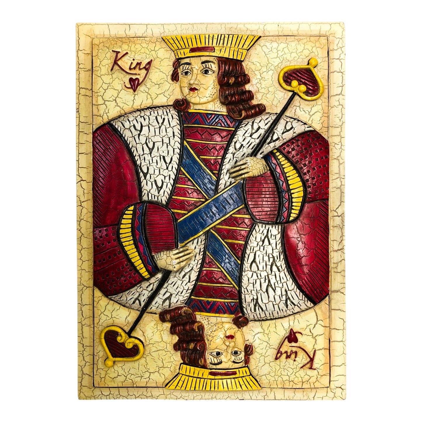 3926 - 8x12 King of Hearts Plaque |9-11|