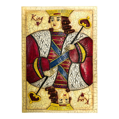 3926 - 8x12 King of Hearts Plaque |9-11|