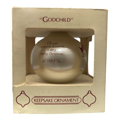 4204 - Set of 5 Hallmark Keepsake Godchild Ornaments |Pod 1-74|