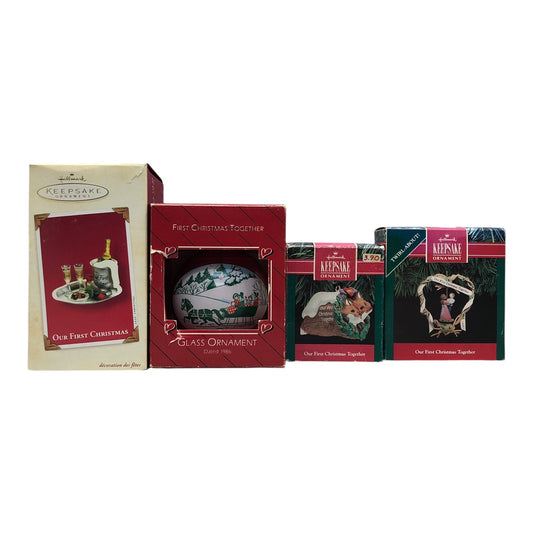 4443 - 5 Hallmark Keepsake Our 1st Christmas Ornaments |TBD|