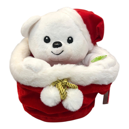 4638 - Animated Plush White Bear |Pod 2-6|