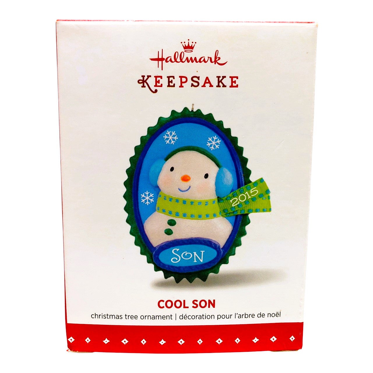 4998 - Set of 4 Sweet Snowman Family Hallmark Keepsake Ornaments with Cool Son and Sweet Daughter |Pod 1-70|