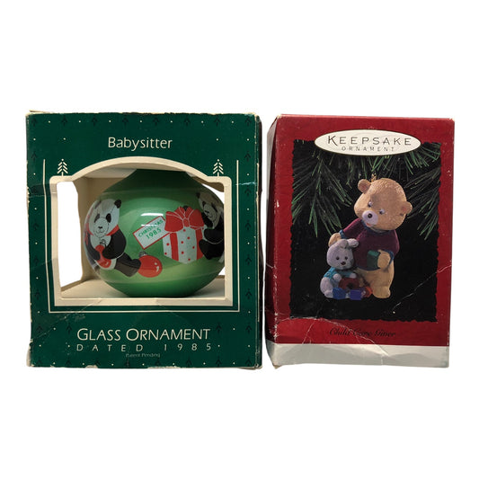 5334 - Hallmark Set of 2 Babysitter Christmas Ornaments |Pod 1-70|