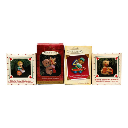 5841 - HALLMARK Baby's 1st to 4th Christmas Ornaments |Pod 1-66|