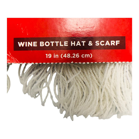 5962 - Wine Bottle Scarf Hat Striped |Pod 2-61|