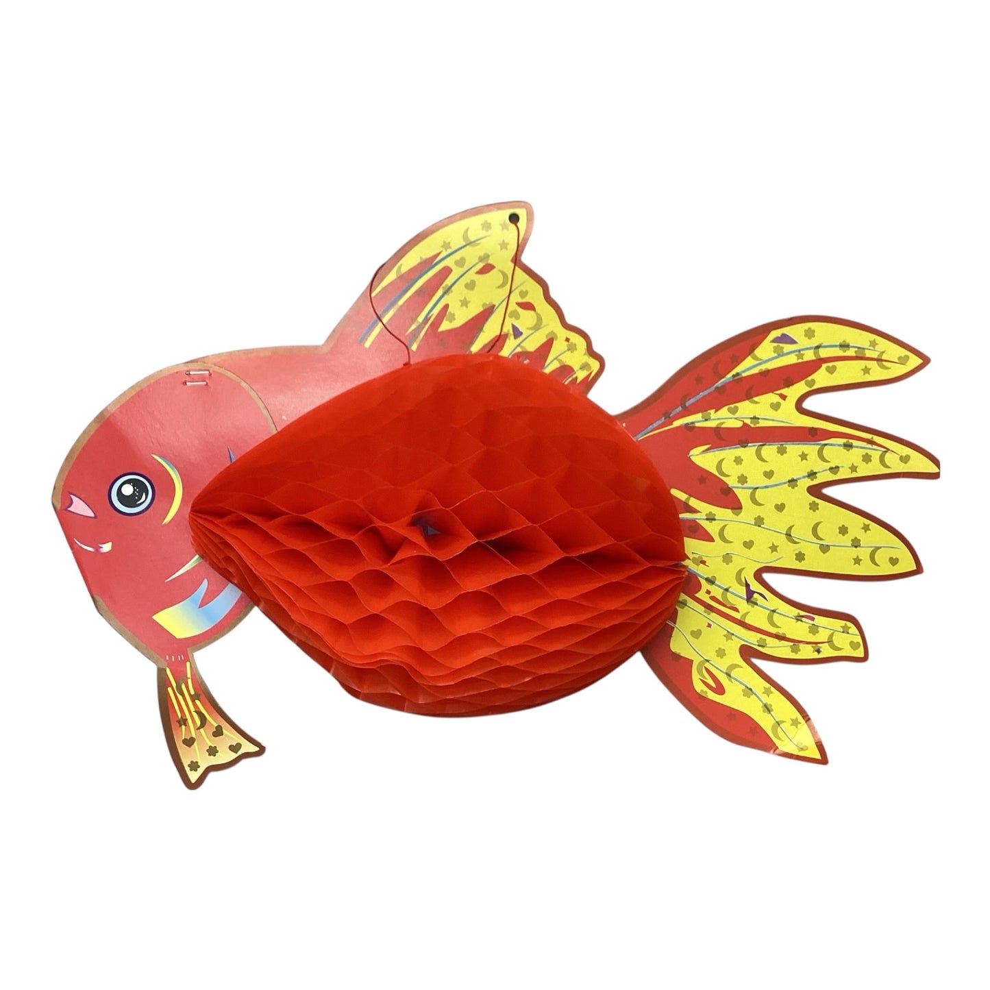 5982 - Set of Two 15" Tissue Koi Goldfish Hanger |W-26|