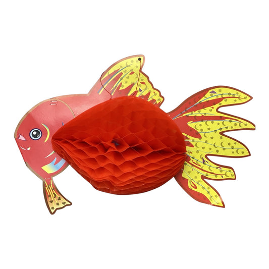 5982 - Set of Two 15" Tissue Koi Goldfish Hanger |W-26|