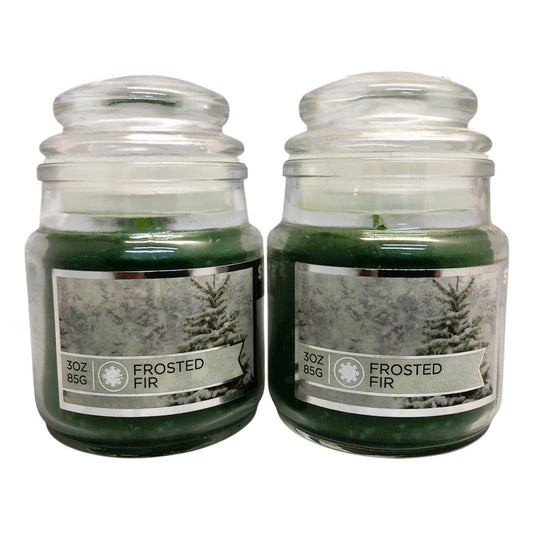 6522 -2 Pack Frosted Fir Candle 3 Oz - |Scent 12|