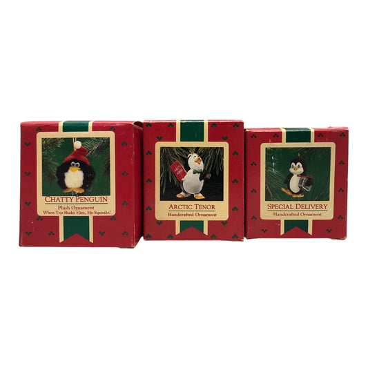 6703 - 3 Piece Arctic Penguin Ornament Set |TBD|