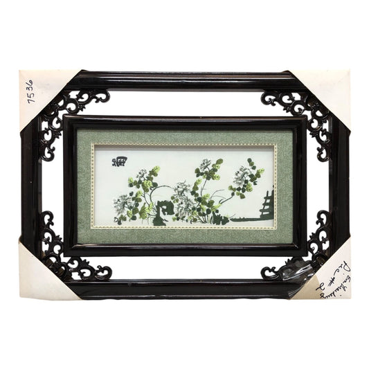 7536 - Stunning Flower Embroidery with Frame |16-21|