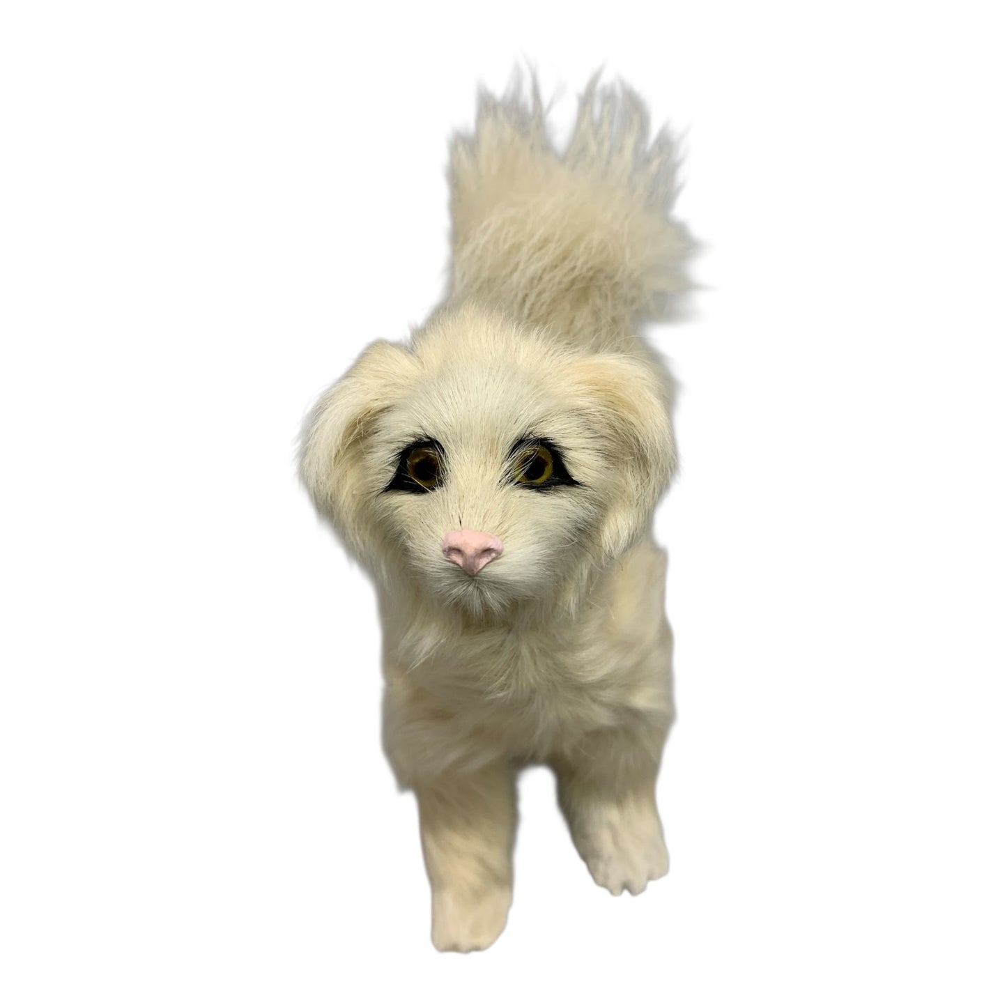 7647 - 6" White Fur Dog #1 |Z-30|
