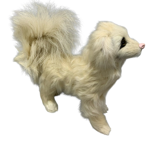 7647 - 6" White Fur Dog #1 |Z-30|