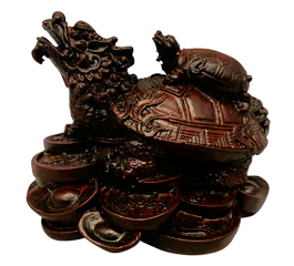 7862 - 3.5" Red Dragon Turtle Faux Soapstone |ZD|