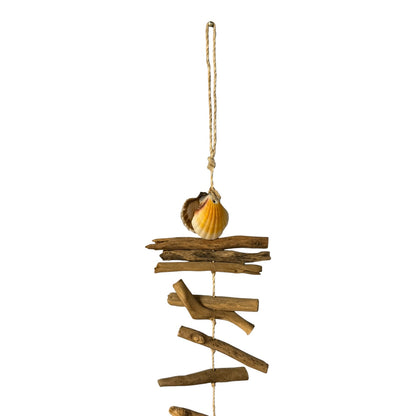 8756 - 36" Driftwood Shell Windchime |G-7|