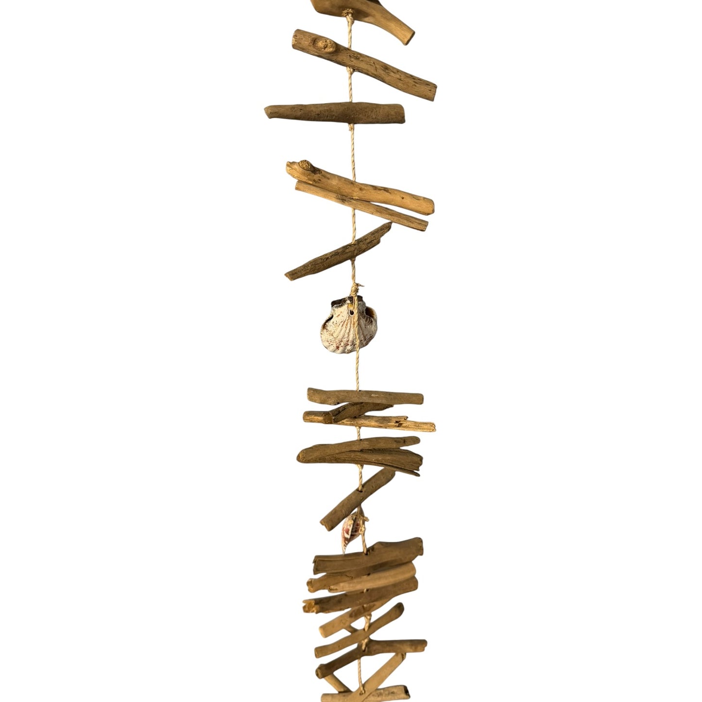 8756 - 36" Driftwood Shell Windchime |G-7|