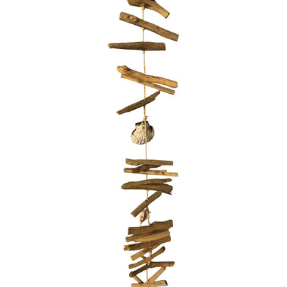 8756 - 36" Driftwood Shell Windchime |G-7|