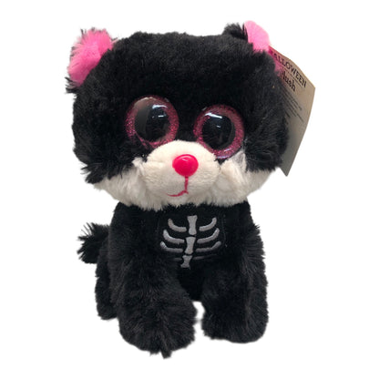 9189 - 8" Plush Cat Skeleton Stuffed Animal |Pod 2-6|