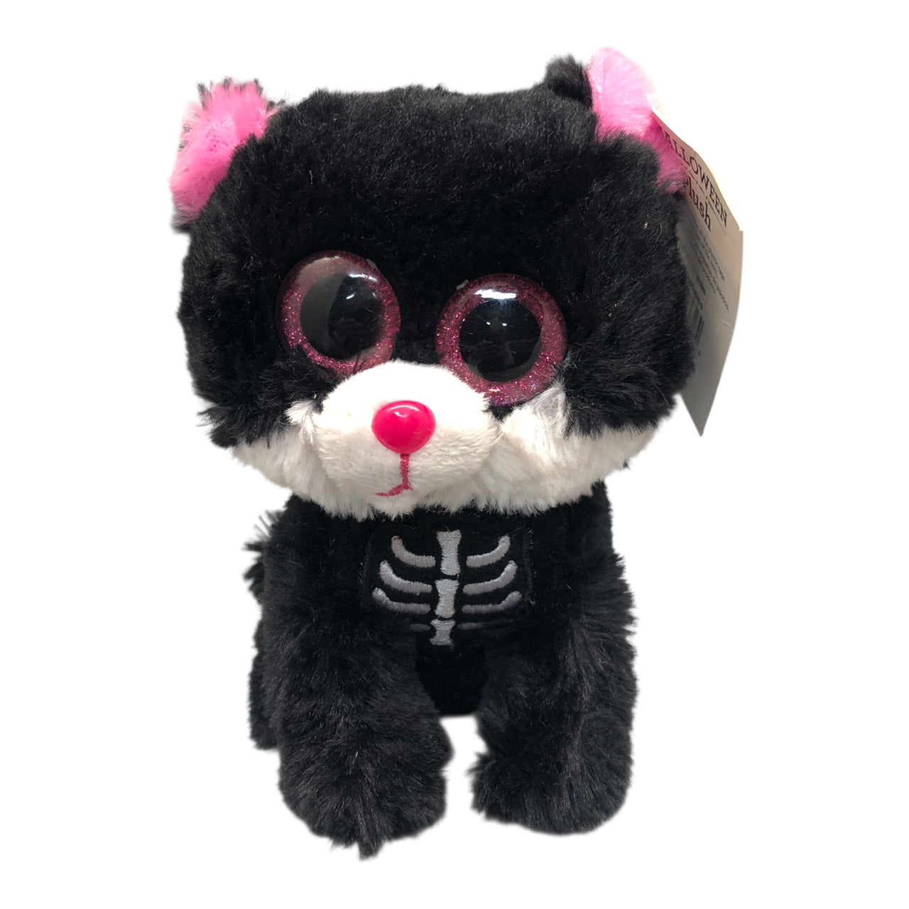 9189 - 8" Plush Cat Skeleton Stuffed Animal |Pod 2-6|