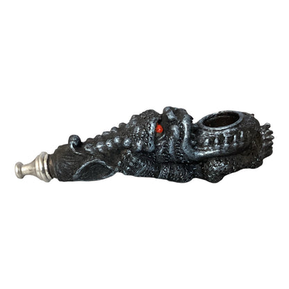 10006 - 4-1/2" Red Eyed Goblin Pipe |Store|