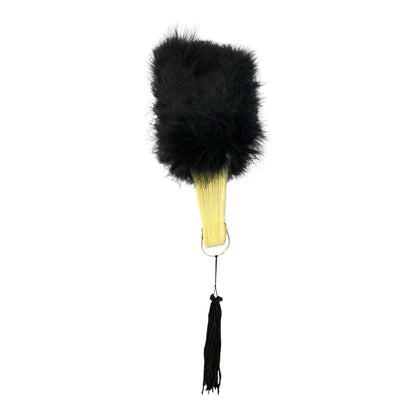 11023 - 12" Black Feather Fan |Store|