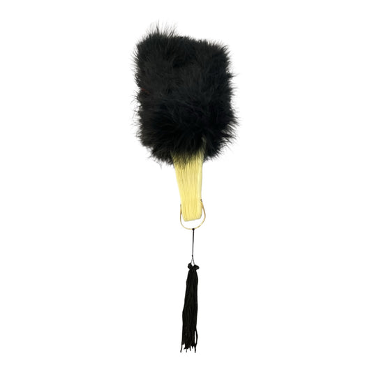 11023 - 12" Black Feather Fan |Store|