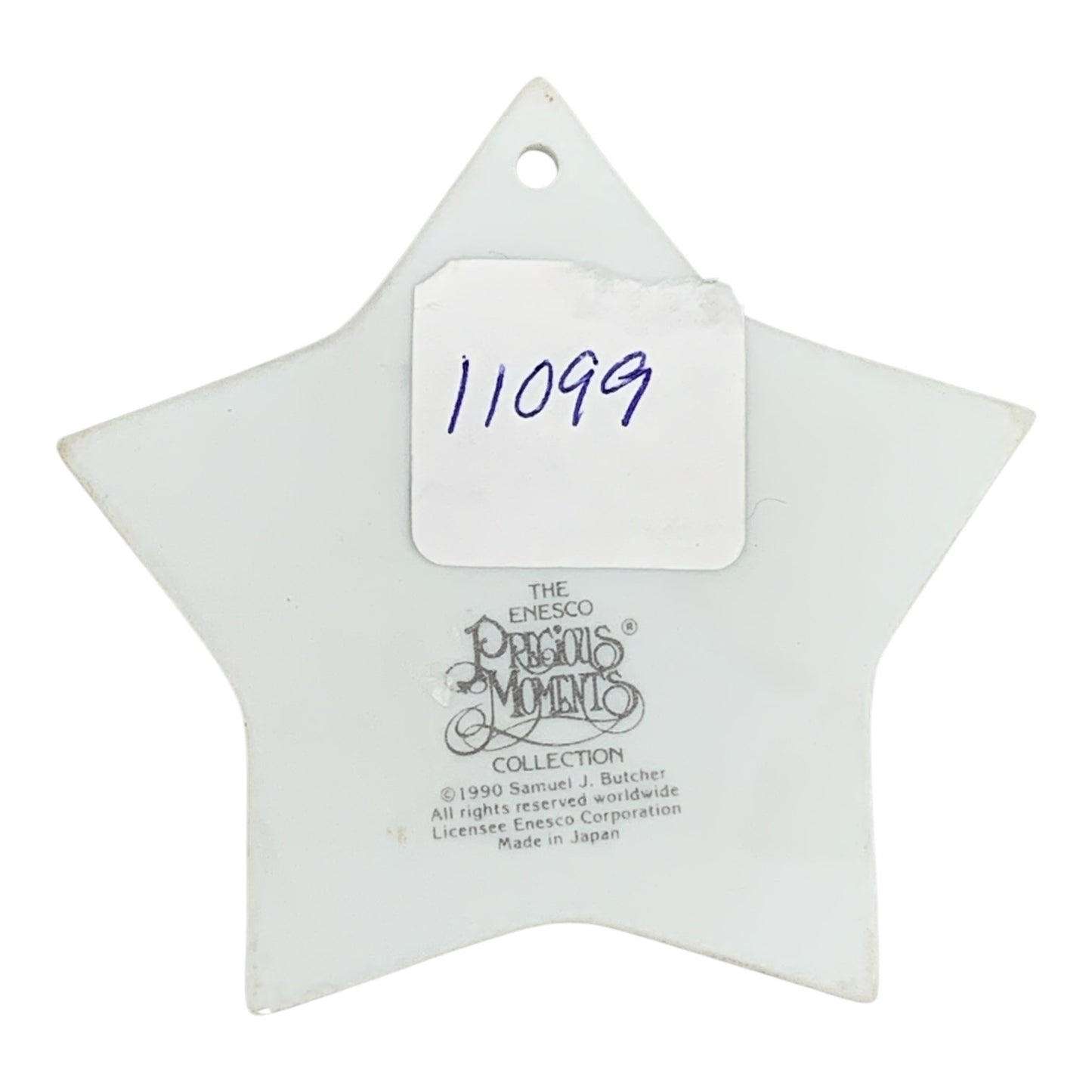 11099 - Christmas Is a Time to Share Precious Moments Star Ornament 4" |H-26|