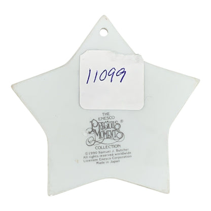 11099 - Christmas Is a Time to Share Precious Moments Star Ornament 4" |H-26|