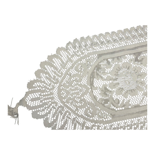 11317 - 48-Inch White Lace Table Runner |18-20|