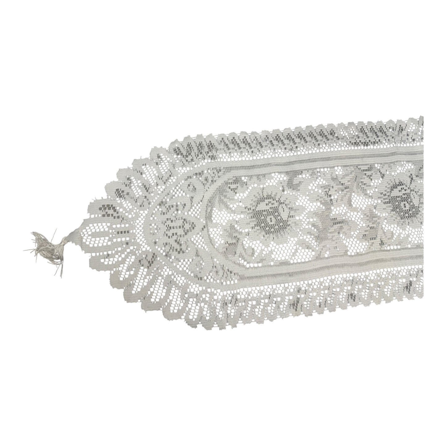 11317 - 48-Inch White Lace Table Runner |18-20|