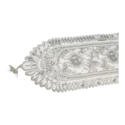 11317 - 48-Inch White Lace Table Runner |18-20|