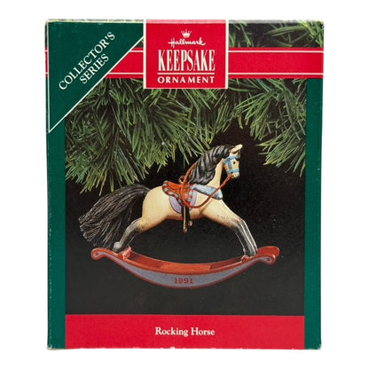 11795 - Elegant Set of 3 Rocking Horse Ornaments |Pod 1-70|