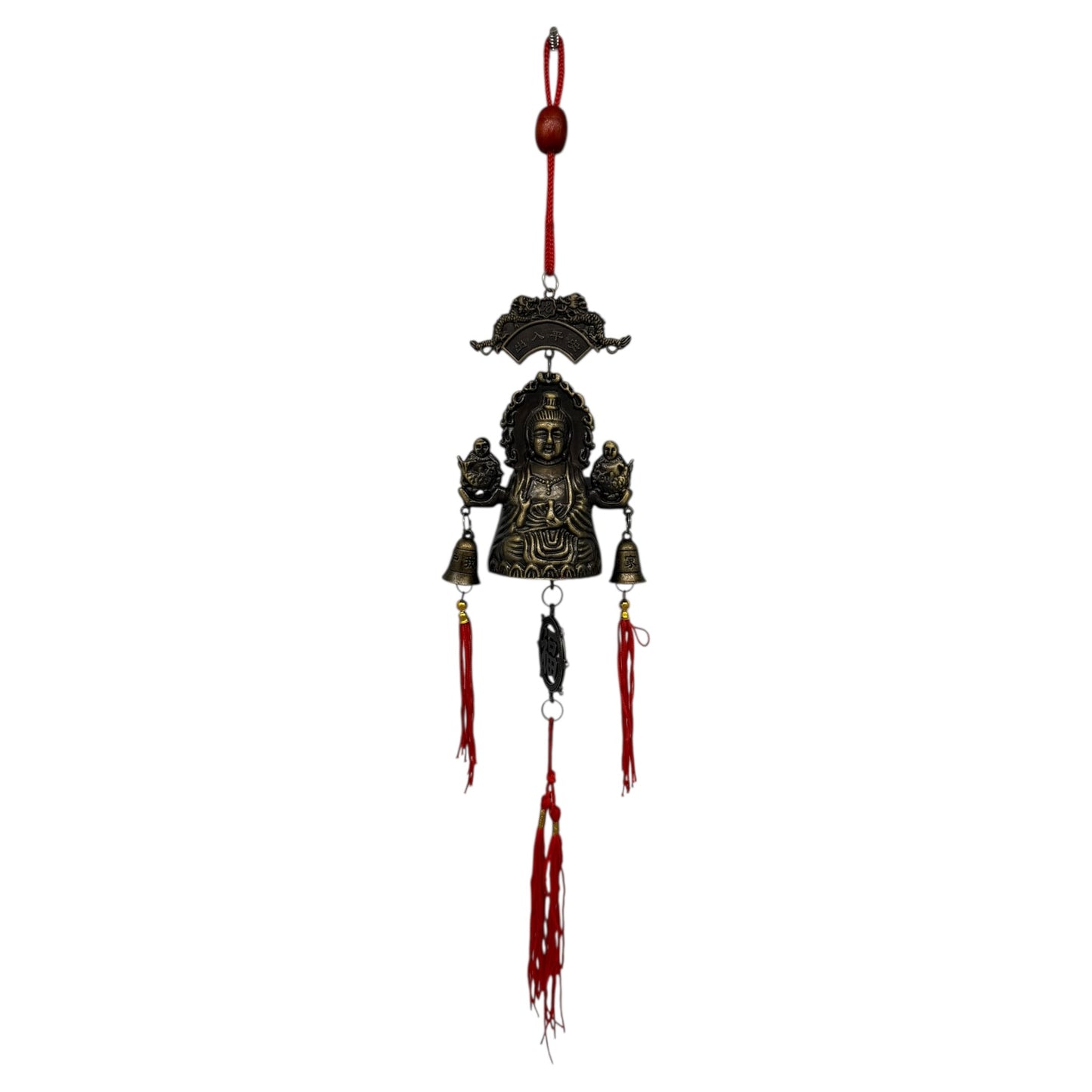 12544 - Oriental Bell Quan Yin Blessing Hanging Charm |13-14|