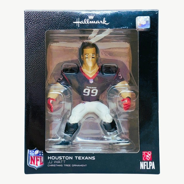 12615 - Set of 2 Houston Texans JJ Watt Football Star Ornaments |Pod 1-70|
