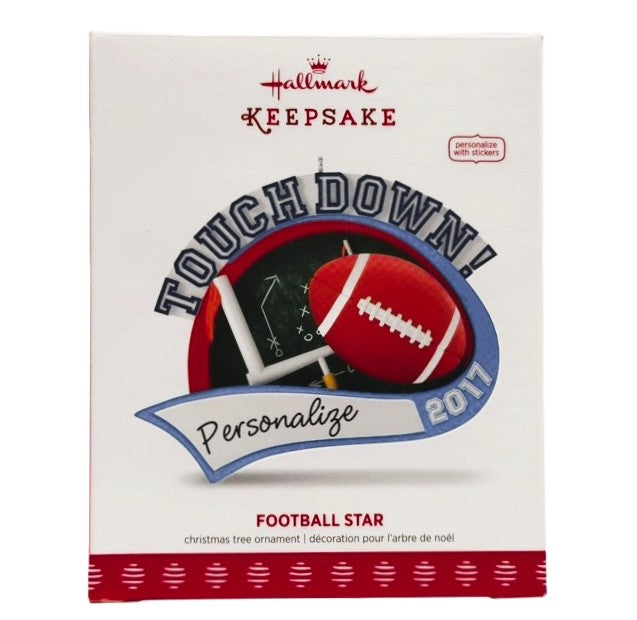 12615 - Set of 2 Houston Texans JJ Watt Football Star Ornaments |Pod 1-70|