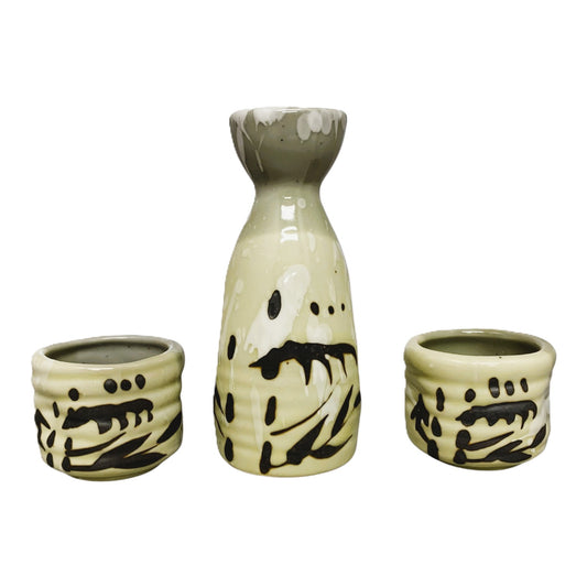 13397 - Sake Set Bamboo 3 Pc 5" |10-15|