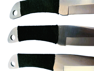 13811 - Three Pack Set of Throwing Knife Skyhawk 6-1/4" |81|