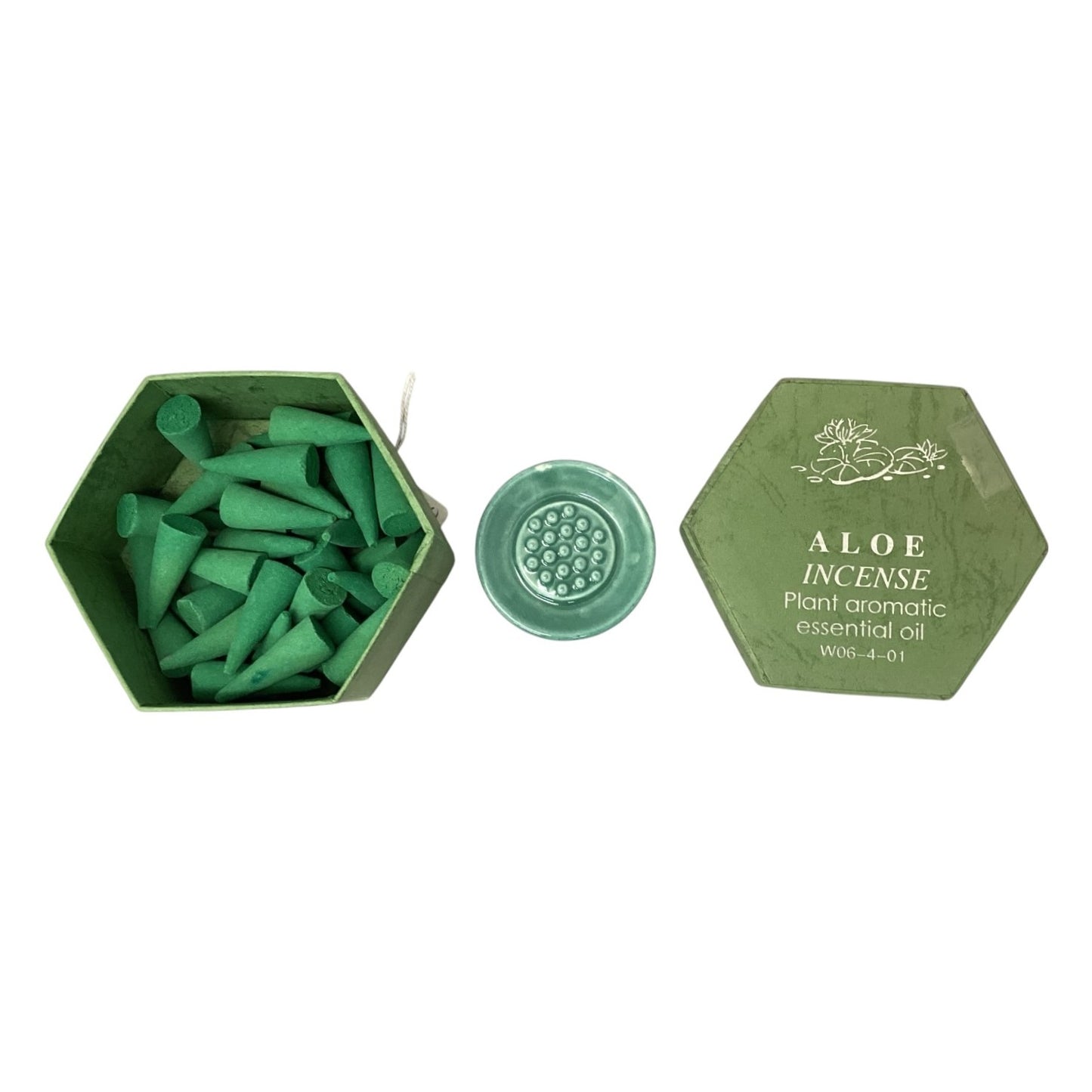 14220 - Incense Cones Aloe 4" X 4" Box |Scent 42|