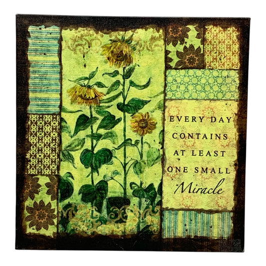 14568 - 9" Sunflower Pic Every Day Contain |5-13|