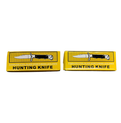 14569 - Set of Two Golden Dragon Folding Knife 4.5" Closed 8" Overall Length |89|
