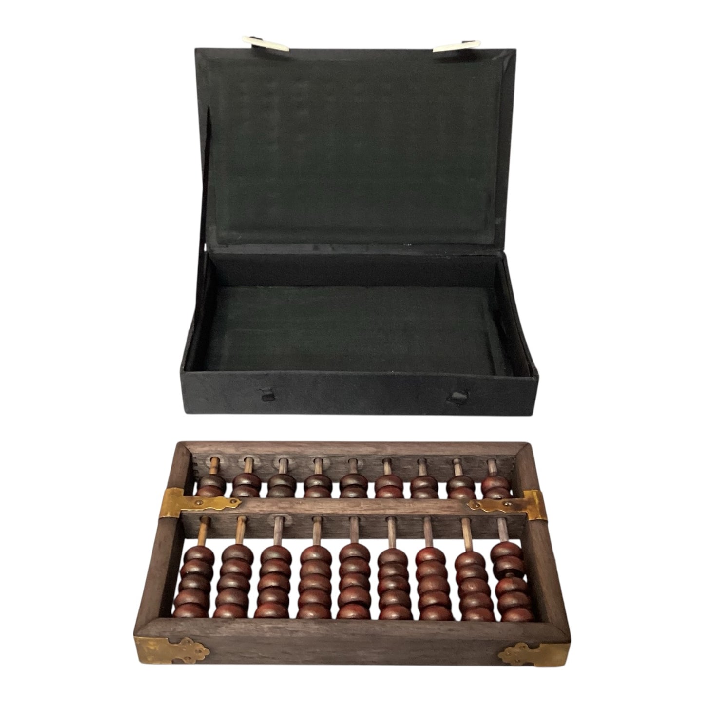 15545 - Black Silk Abacus W/Cins Red |19-27|