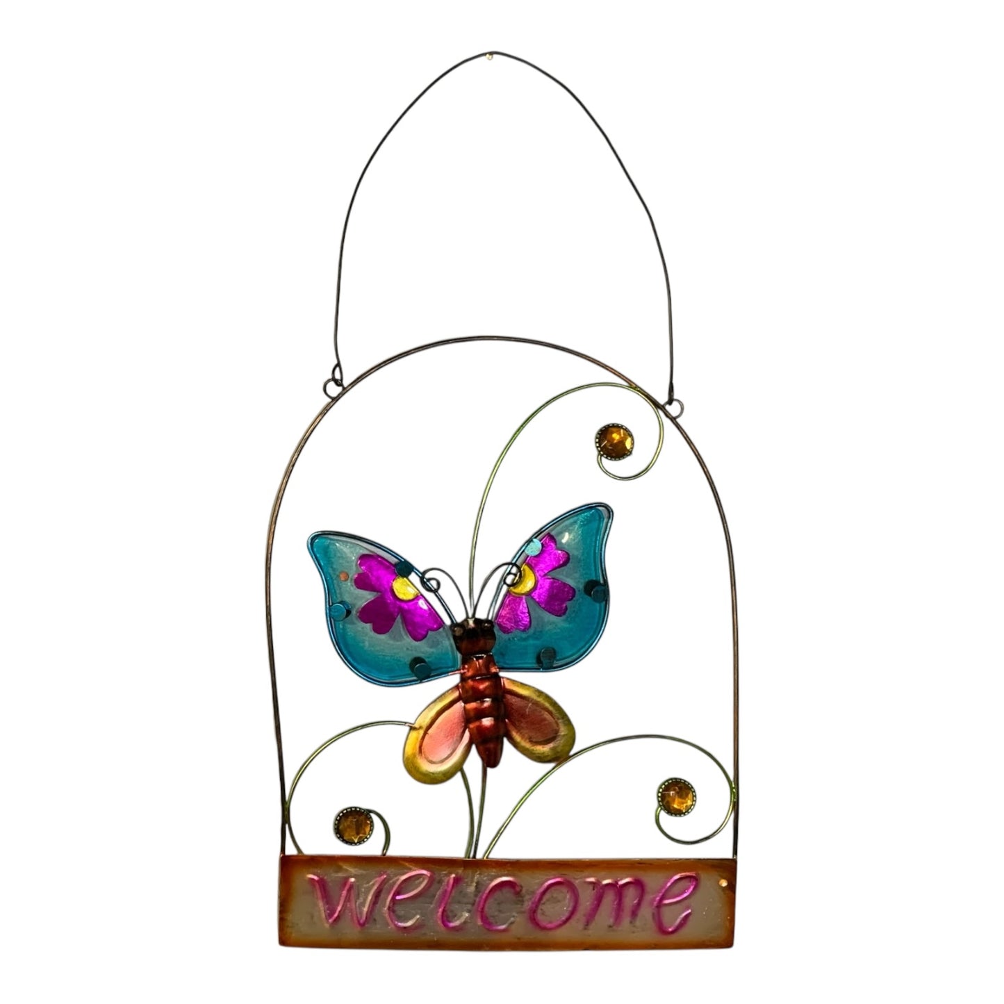 15871 - METAL  19"X10"Butterfly Yard Art Sign  |G-7|
