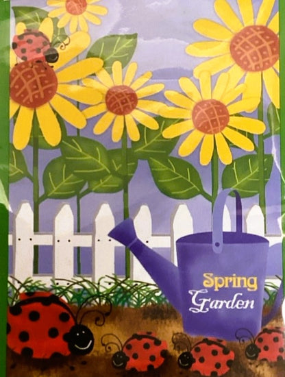19251 - Set of Two Spring Garden Flag 18x12 Polyester |17-31|