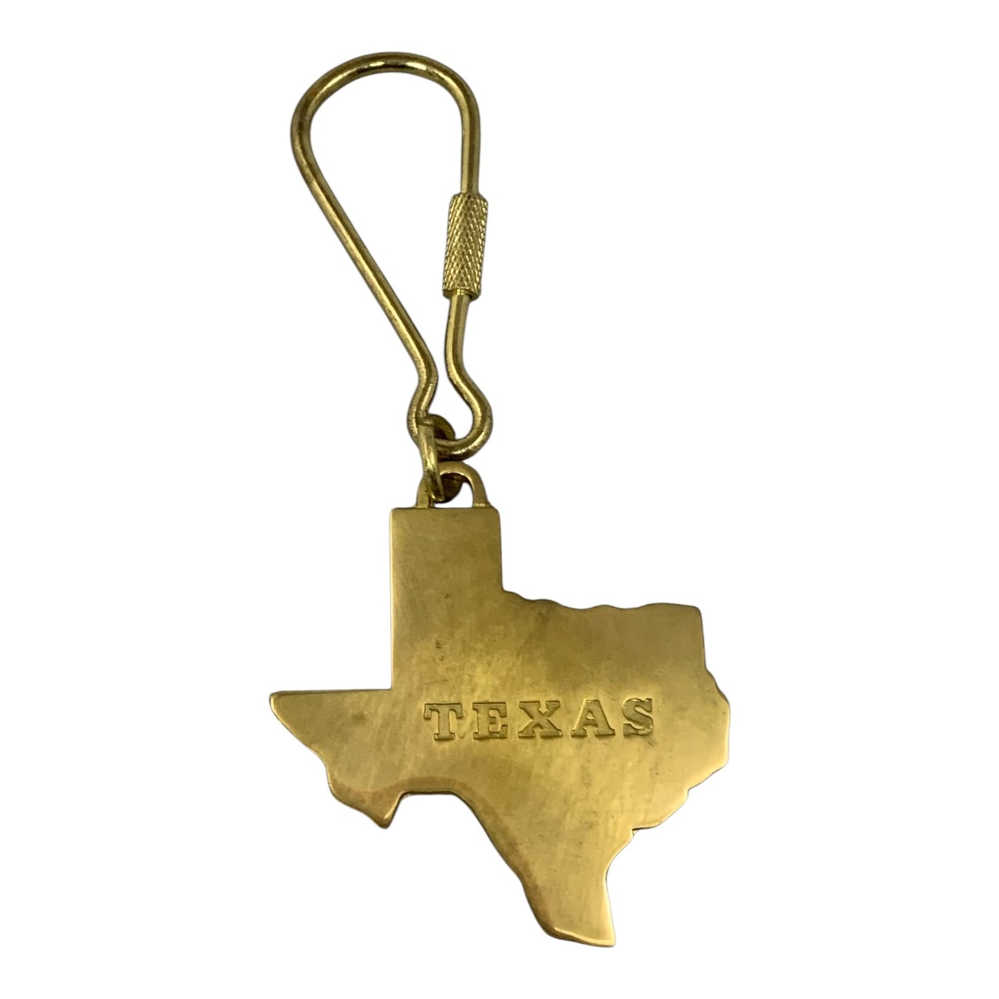 19308 - 2" Texas Keychain Brass |DVD #40|